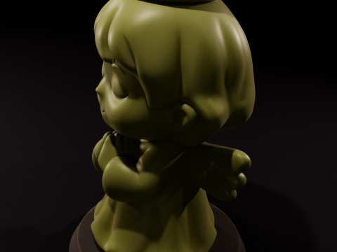 守护天使赤壁 - 天使守护赤壁 3D 模型