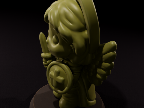 Başmelek Mikail Chibi - Başmelek Miguel Chibi 3D Model