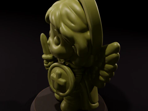 Archangel Michael Chibi - Arcangel Miguel Chibi 3D Print Model