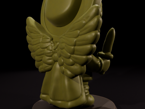 Başmelek Mikail Chibi - Başmelek Miguel Chibi 3D Model