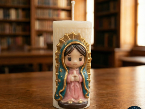 Virgin of Guadalupe Chibi 3D printing Modelo 3D
