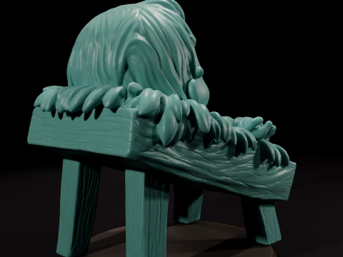 Vela de Jesus no pres&eacute;pio Impress&atilde;o 3D Chibi Modelo 3D