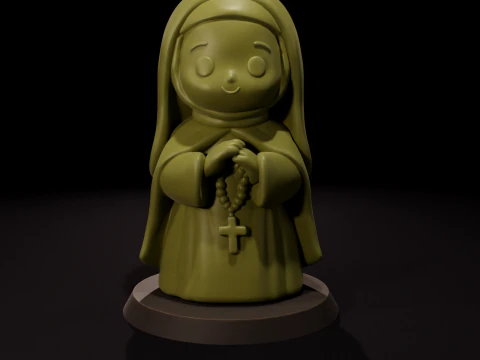 Nuns Candle 3D printing 3D Print Model