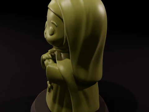 Nuns Candle 3D printing 3D Print Model