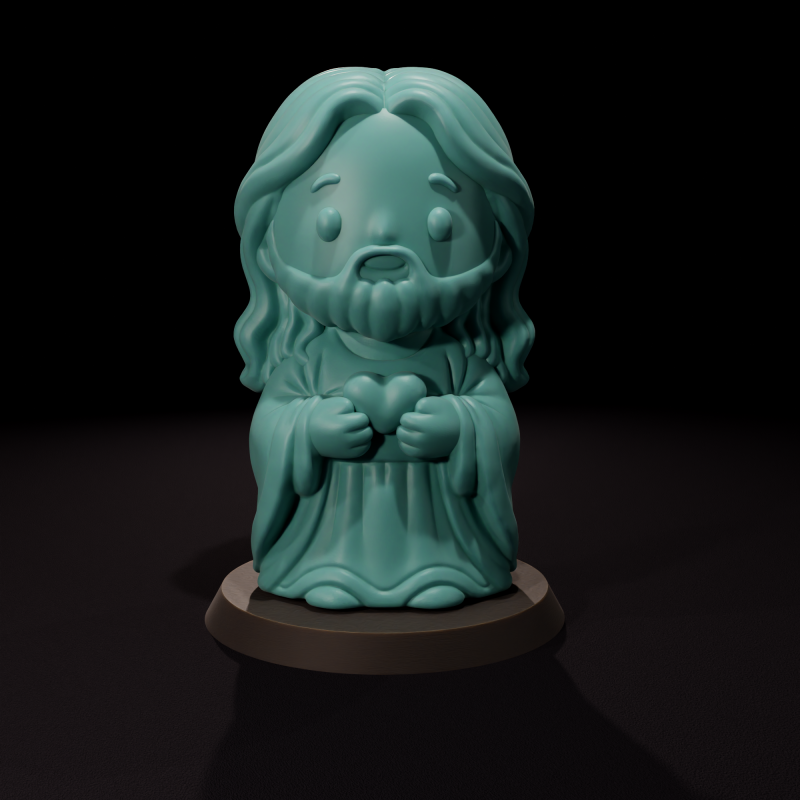 Sacred Heart candle - Vela del Sagrado Corazn 3D Model .c4d .max .obj .3ds .fbx .stl .blend 
