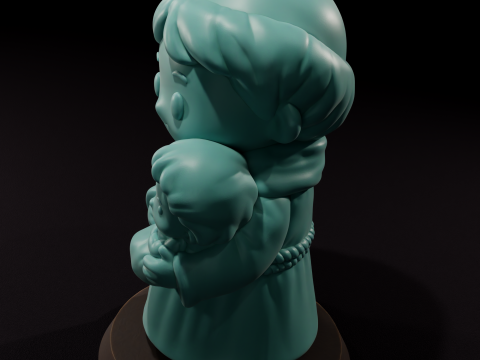 Lilin Santo Antonius dari Padua - Vela de San Antonio de Padua Model 3D