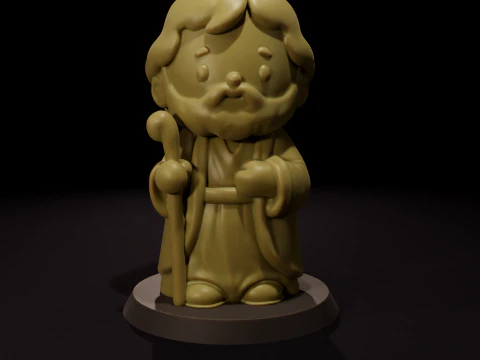 Candle of Saint Joseph Chibi 3D printing 3D Print Model