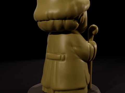 Vela de São José Chibi - Vela de São José Chibi Modelo 3D