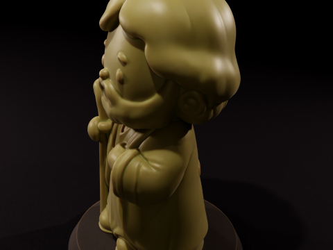 Vela de São José Chibi - Vela de São José Chibi Modelo 3D