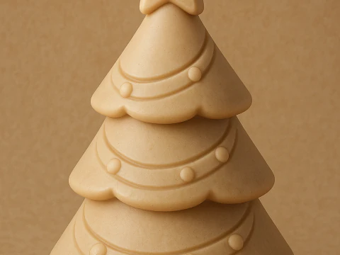 Stylized Christmas tree 3D printing 3D Print Model