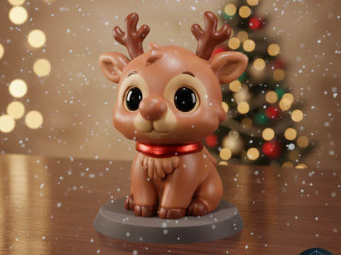 Vela Ciervo ChibiImpresión 3D Modelo 3D