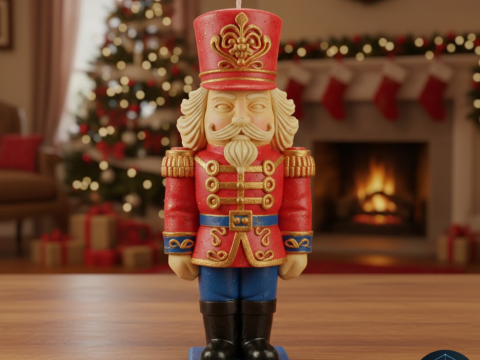Chibi Nutcracker Candle 3D printing 3D Model