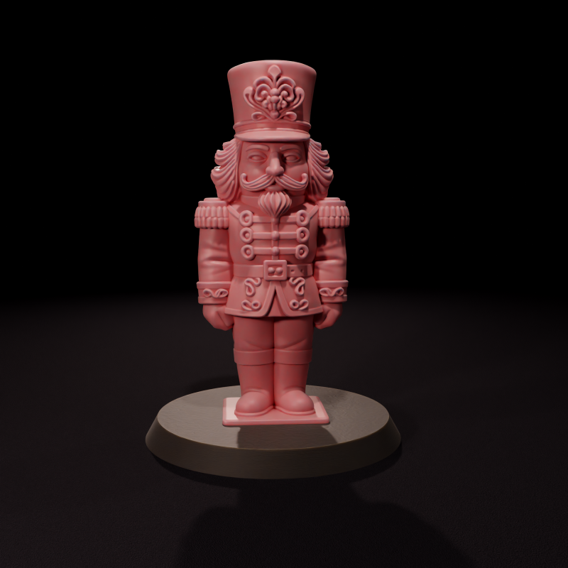 Свічка Лускунчик Чібі - Vela de Cascanueces Chibi 3D Модель .c4d .max .obj .3ds .fbx .stl .blend 