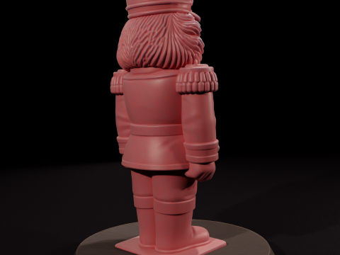 Свічка Лускунчик Чібі - Vela de Cascanueces Chibi 3D Модель