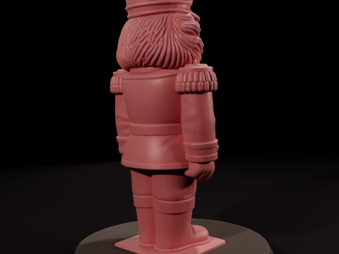 Stampa 3D della candela Schiaccianoci Chibi Modello 3D