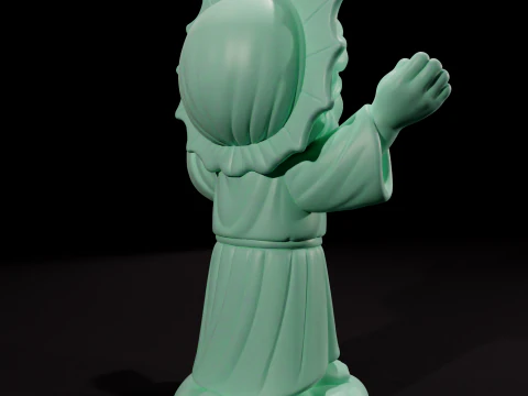 Vela de Jesus Redentor chibi 3D printing 3D Print Model