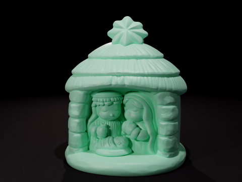 Vela Belén - Vela del Pesebre Modelo 3D