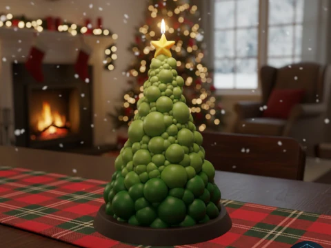 Christmas tree candle 3D printing 3D Model