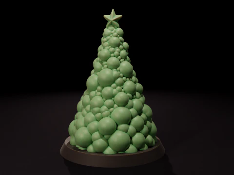 Christmas tree candle 3D printing 3D Print Model