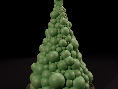 Christmas tree candle 3D printing 3D Print Model