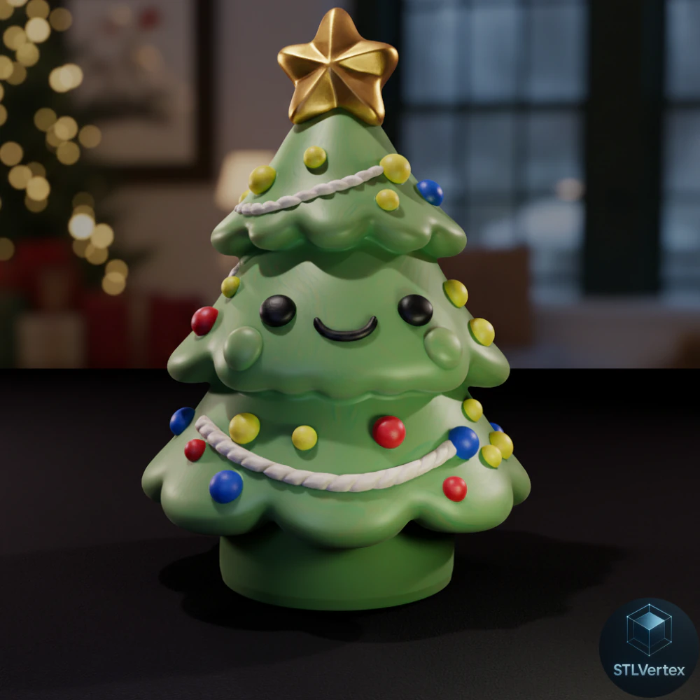 Christmas tree 3D printing 3D Print Model .c4d .max .obj .3ds .fbx .stl .blend 