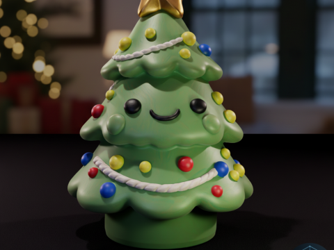 Арбол де Навидад – Рождественская елка 3D Модель