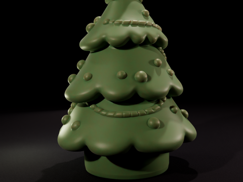 Arbol de navidad - Albero di Natale Modello 3D