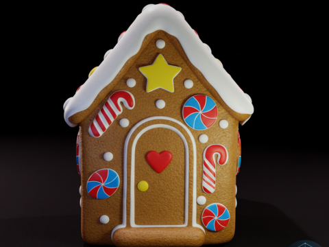 Casa de Jengibre - Casa de Pão de Gengibre Modelo 3D