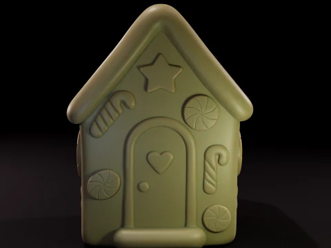 Gingerbread House 3D printing 3D Print Model