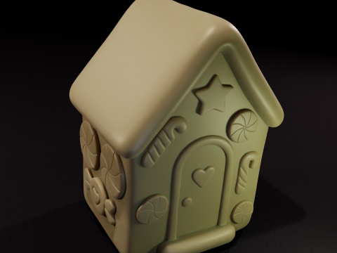 Casa de Jengibre – Пряничный домик 3D Модель