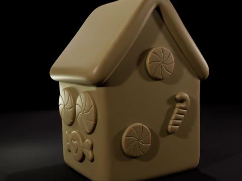 Gingerbread House 3D printing 3D Print Model