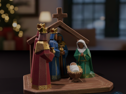 Pesebre LP Modelo 3D