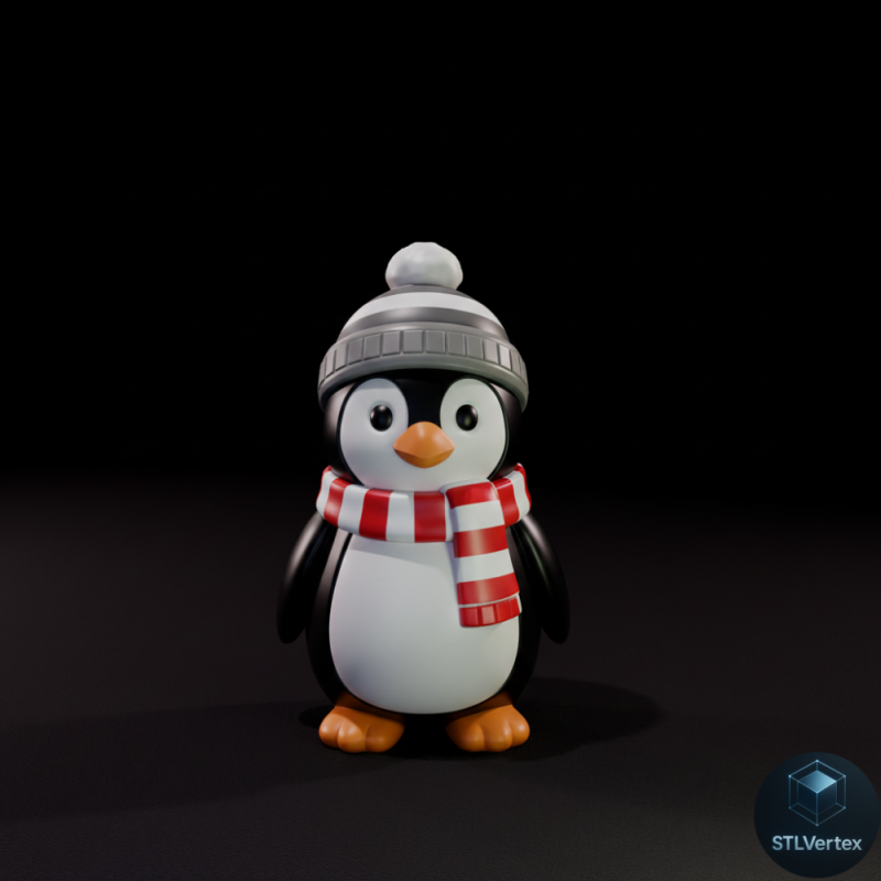 Pingüino chibi - Pingüino Chibi Modelo 3D .c4d .max .obj .3ds .fbx .stl .blend