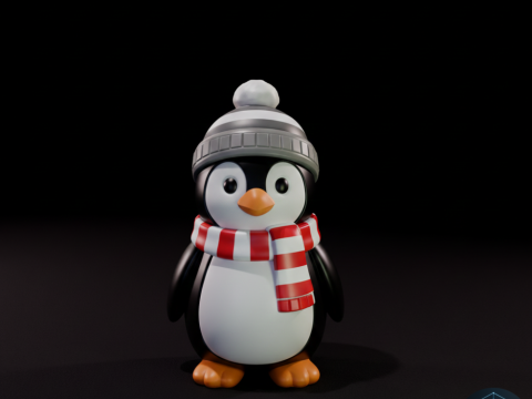 Pinguino chibi - pinguim chibi Modelo 3D
