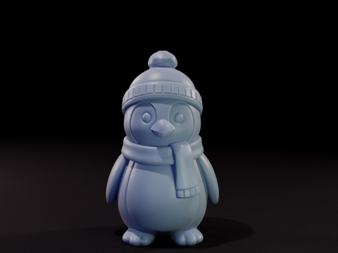 Pinguino chibi - Chibi pengueni 3D Model