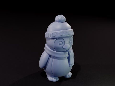 Pinguino chibi - Chibi pengueni 3D Model