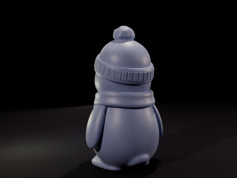 Pinguino chibi - Chibi pengueni 3D Model