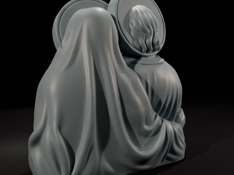 Sagrada Familia - Keluarga Suci Model 3D