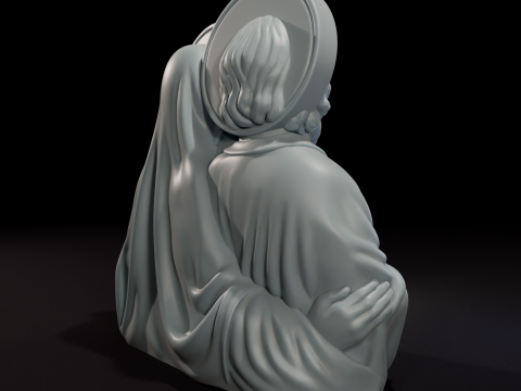 Sagrada Familia - Keluarga Suci Model 3D