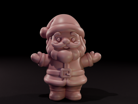 Pap Noel Festivo - Festive Santa Claus 3D Model