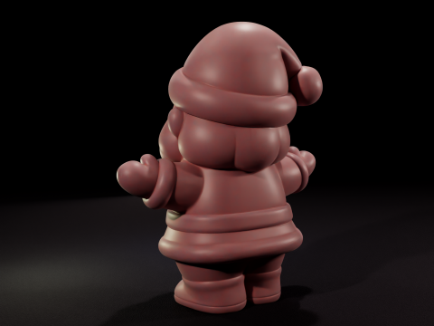 Pap Noel Festivo - Festive Santa Claus 3D Model