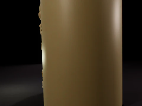 Modelo impresso em 3D de vela de rena de Natal Modelo de Impressão 3D