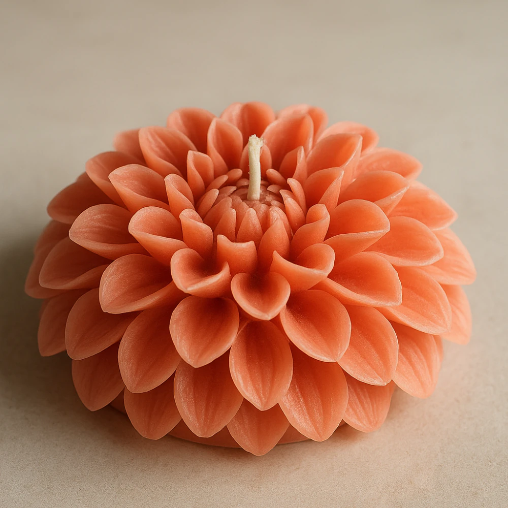 Intricate Dahlia Bloom Sculptural Design 3D Print Model .c4d .max .obj .3ds .fbx .stl .blend