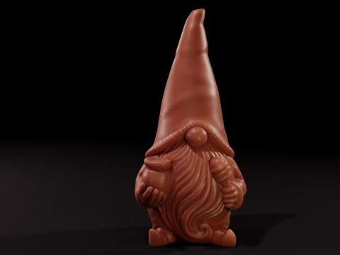 Honey Gnome 3D Print Model - Sweet Guardian 3D Print Model
