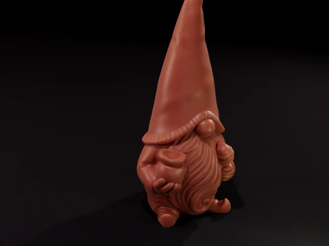 Honey Gnome 3D Print Model - Sweet Guardian 3D Print Model