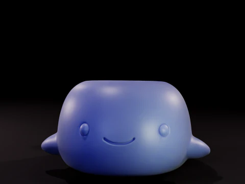 Cute Creature Candle Holder - 3D Printable Model 3D Print Model