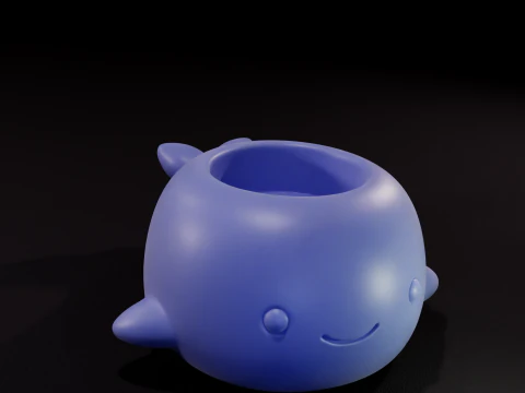 Cute Creature Candle Holder - 3D Printable Model 3D Print Model