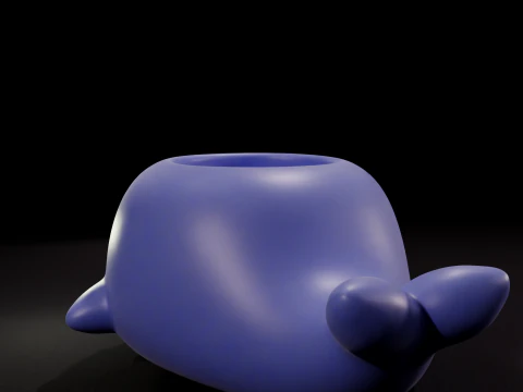 Cute Creature Candle Holder - 3D Printable Model 3D Print Model