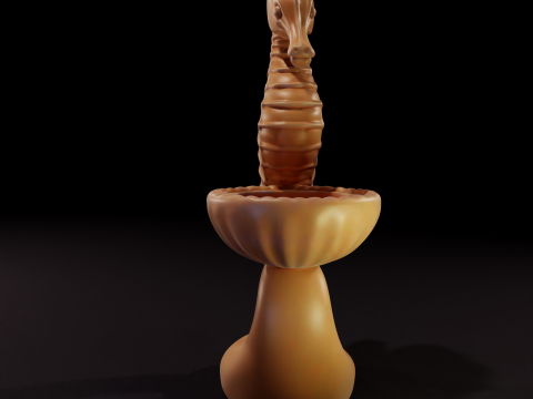 Seahorse Tealight Holder - 3D Printable Model 3D Model