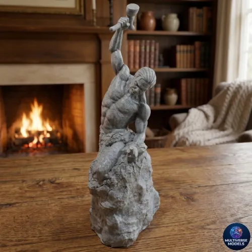 Self-Made Man 3D Print Model .c4d .max .obj .3ds .fbx .stl .blend